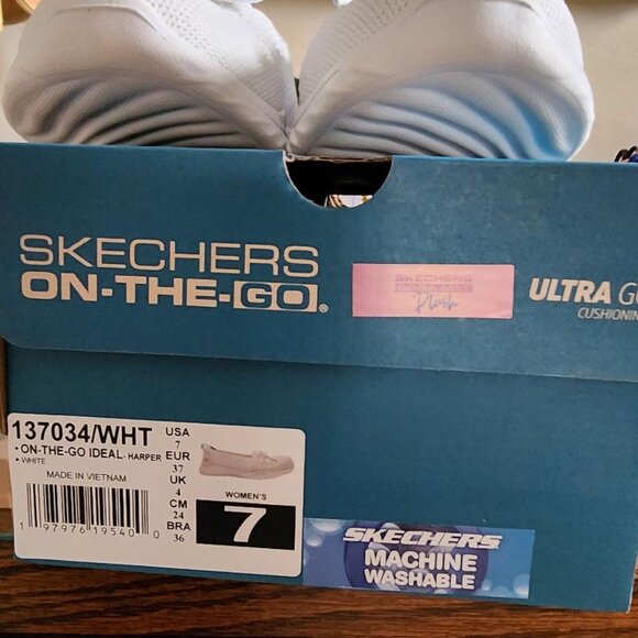 Women's Skechers On-the-GO Ideal - Harper, Low Profile Casual, WHITE Size 7 - Picture 6 of 8